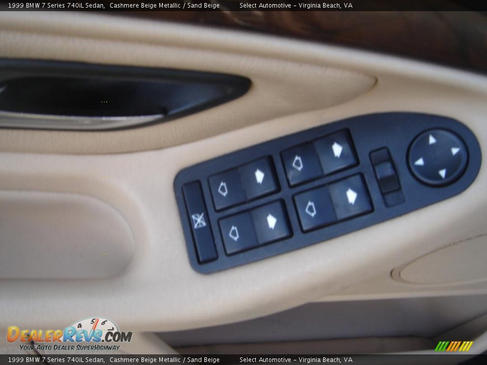 1999 BMW 7 Series 740iL Sedan Cashmere Beige Metallic / Sand Beige Photo #14