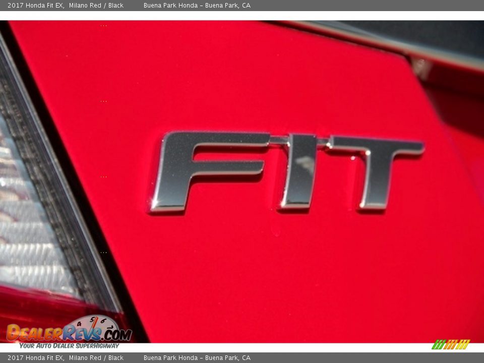 2017 Honda Fit EX Milano Red / Black Photo #3