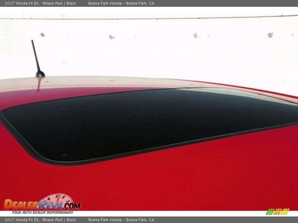 2017 Honda Fit EX Milano Red / Black Photo #5