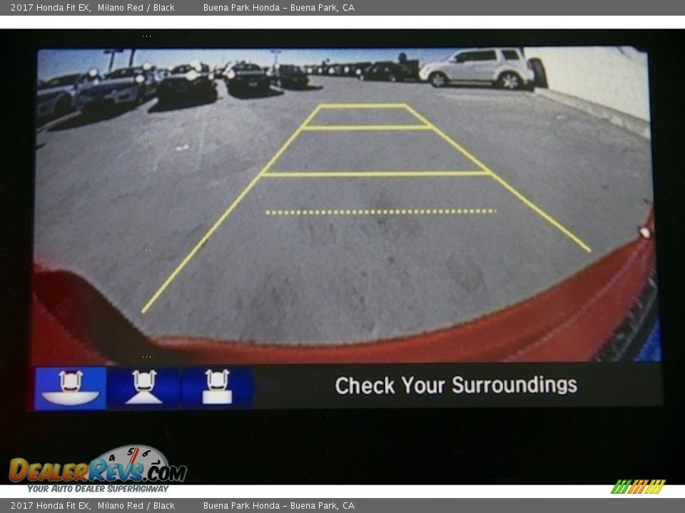 2017 Honda Fit EX Milano Red / Black Photo #6
