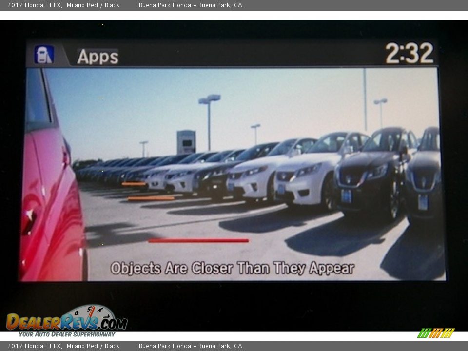 2017 Honda Fit EX Milano Red / Black Photo #7