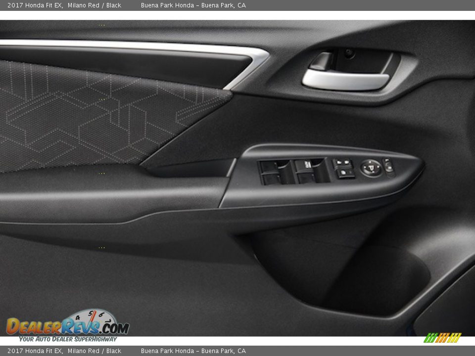 2017 Honda Fit EX Milano Red / Black Photo #8