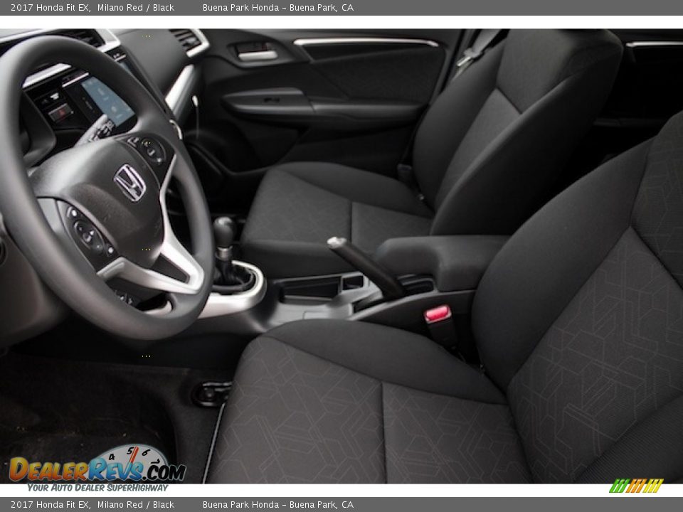 2017 Honda Fit EX Milano Red / Black Photo #9
