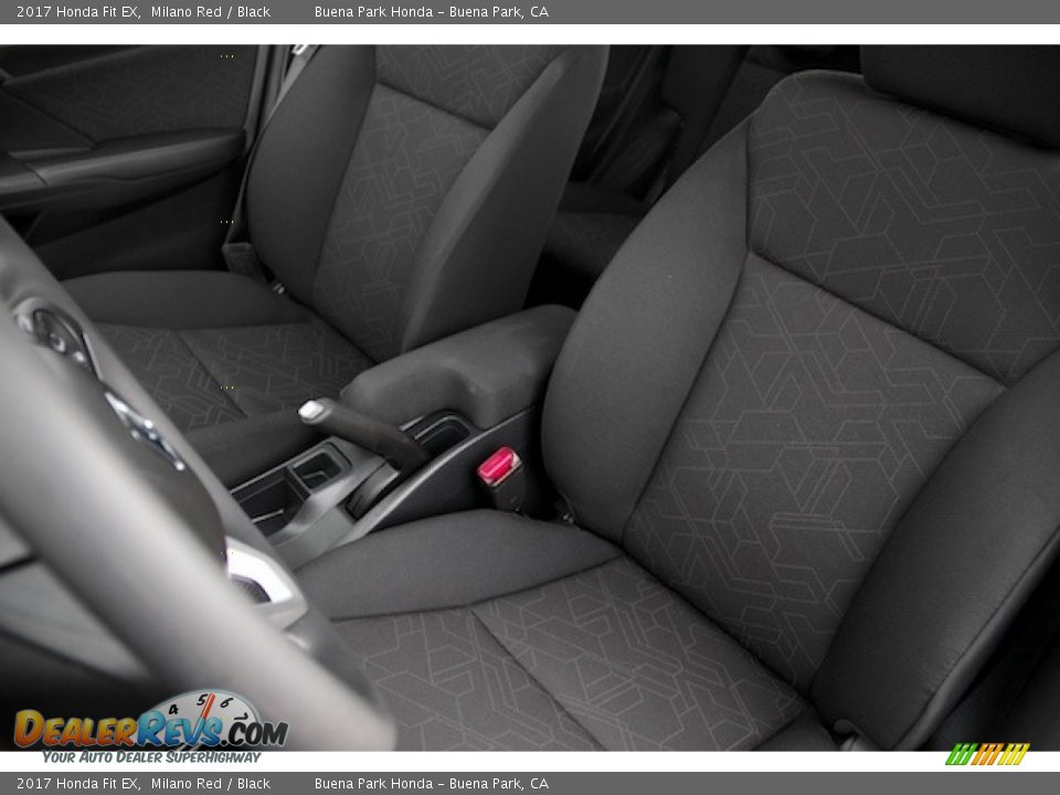 2017 Honda Fit EX Milano Red / Black Photo #12