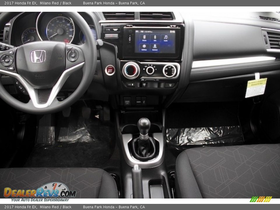 2017 Honda Fit EX Milano Red / Black Photo #14