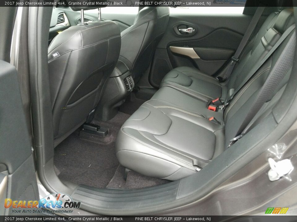 2017 Jeep Cherokee Limited 4x4 Granite Crystal Metallic / Black Photo #8