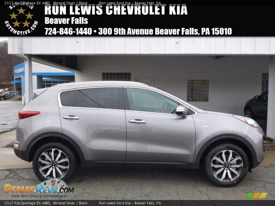 2017 Kia Sportage EX AWD Mineral Silver / Black Photo #1