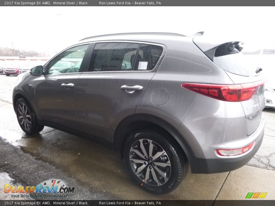2017 Kia Sportage EX AWD Mineral Silver / Black Photo #4