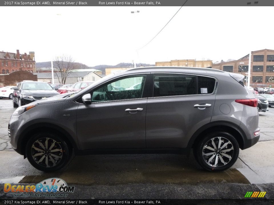 2017 Kia Sportage EX AWD Mineral Silver / Black Photo #5