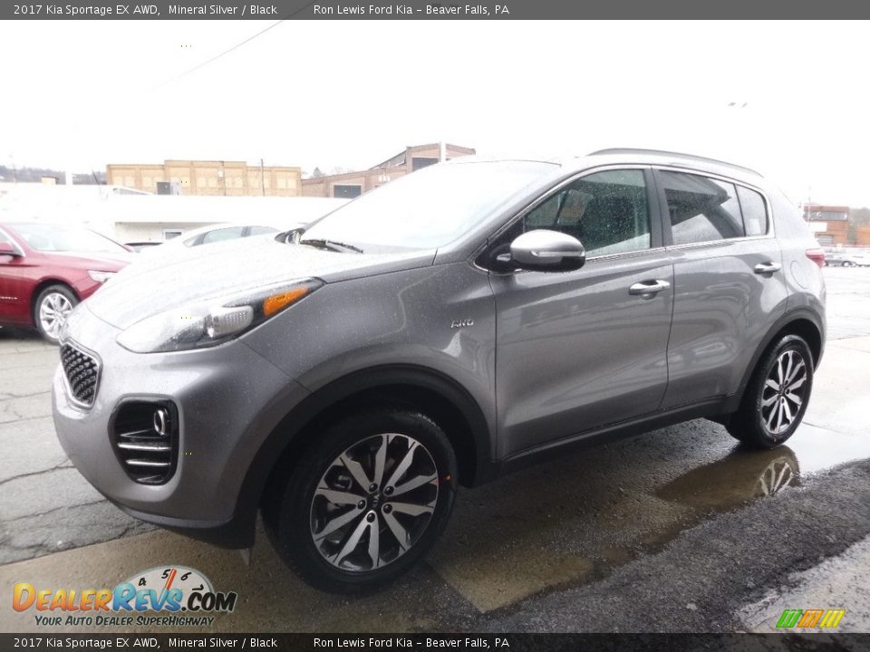 2017 Kia Sportage EX AWD Mineral Silver / Black Photo #6