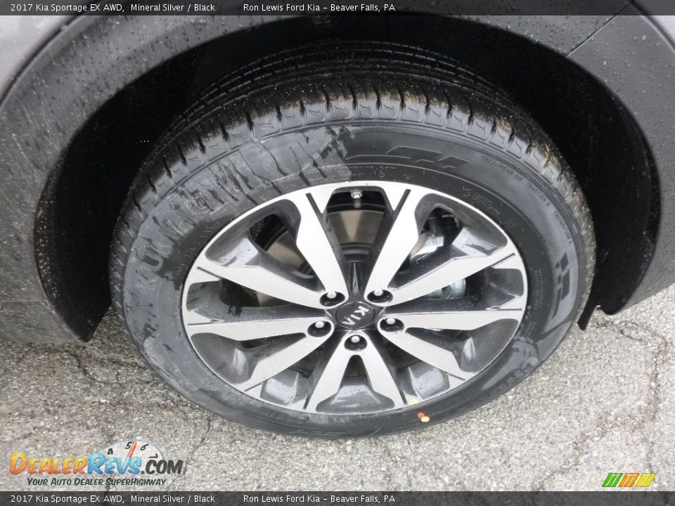 2017 Kia Sportage EX AWD Mineral Silver / Black Photo #9