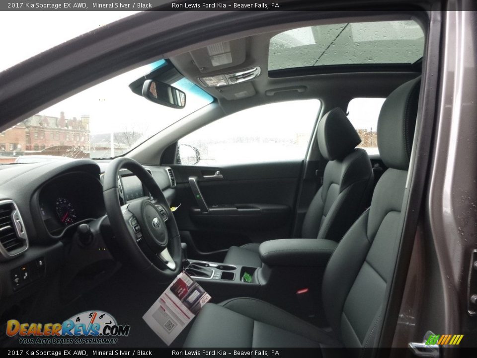 2017 Kia Sportage EX AWD Mineral Silver / Black Photo #10