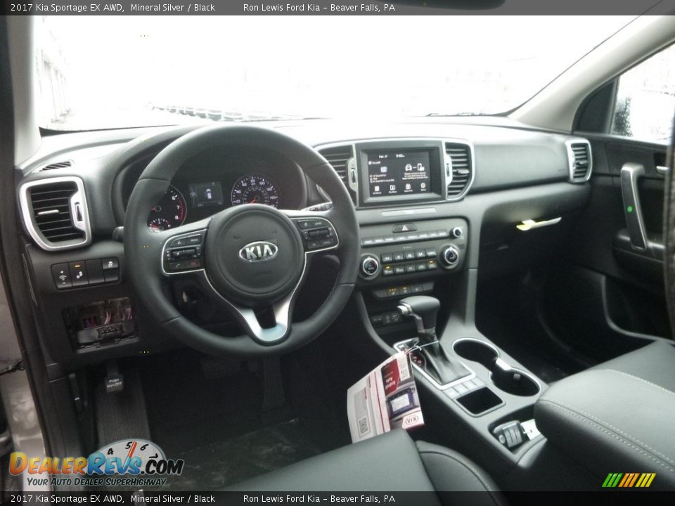 2017 Kia Sportage EX AWD Mineral Silver / Black Photo #12