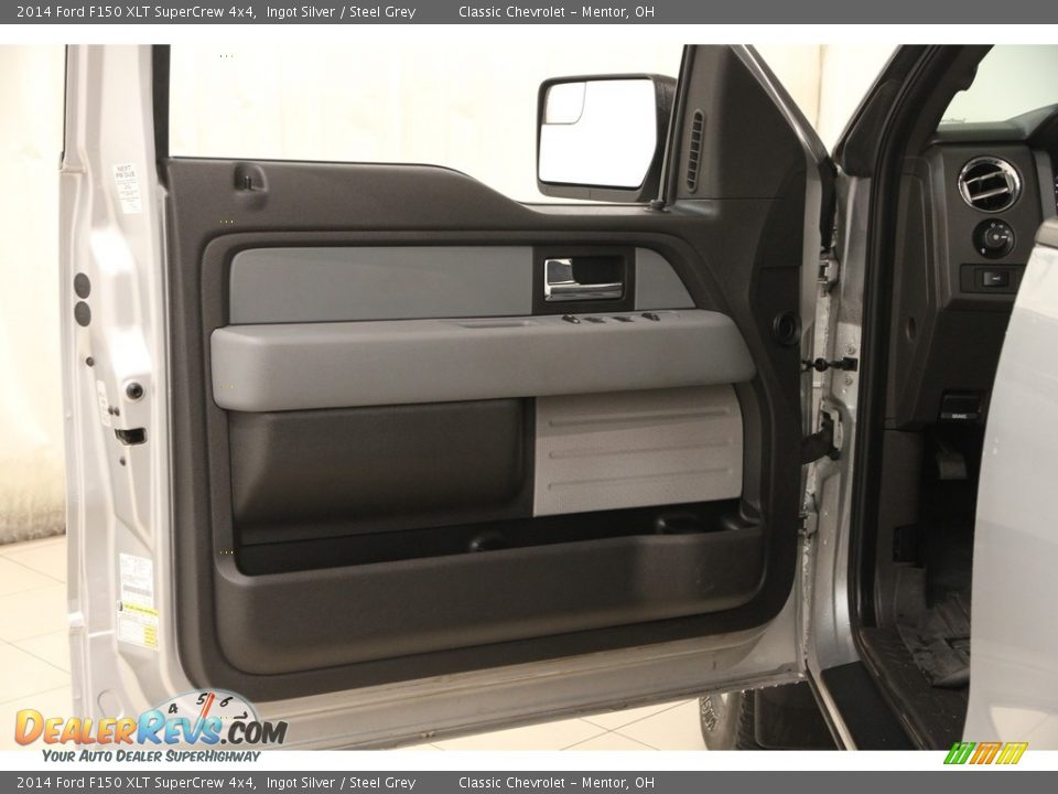 2014 Ford F150 XLT SuperCrew 4x4 Ingot Silver / Steel Grey Photo #4