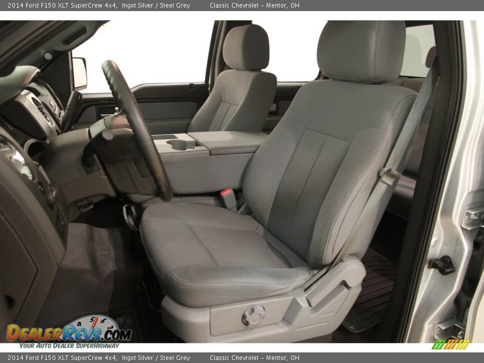 2014 Ford F150 XLT SuperCrew 4x4 Ingot Silver / Steel Grey Photo #5