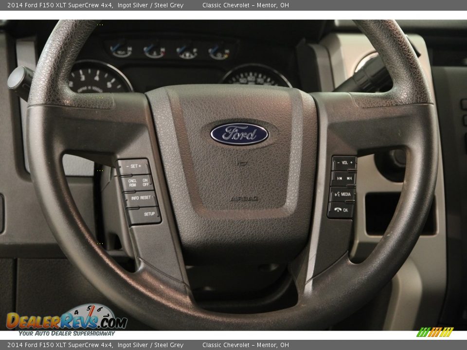 2014 Ford F150 XLT SuperCrew 4x4 Ingot Silver / Steel Grey Photo #6