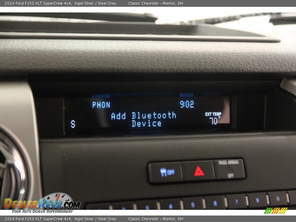 2014 Ford F150 XLT SuperCrew 4x4 Ingot Silver / Steel Grey Photo #11