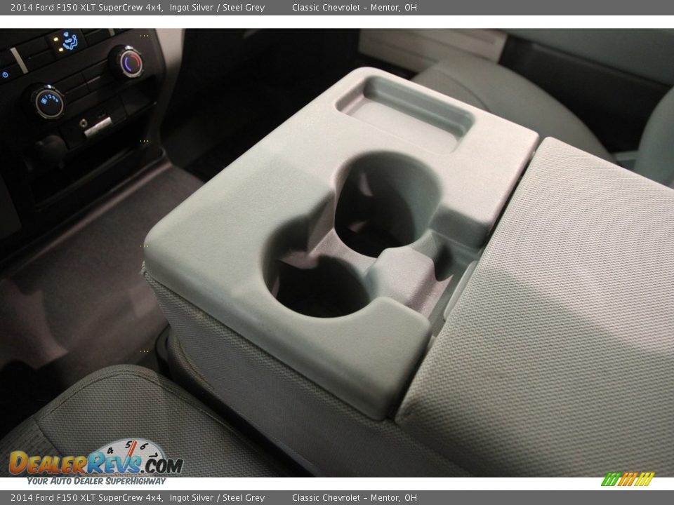 2014 Ford F150 XLT SuperCrew 4x4 Ingot Silver / Steel Grey Photo #12