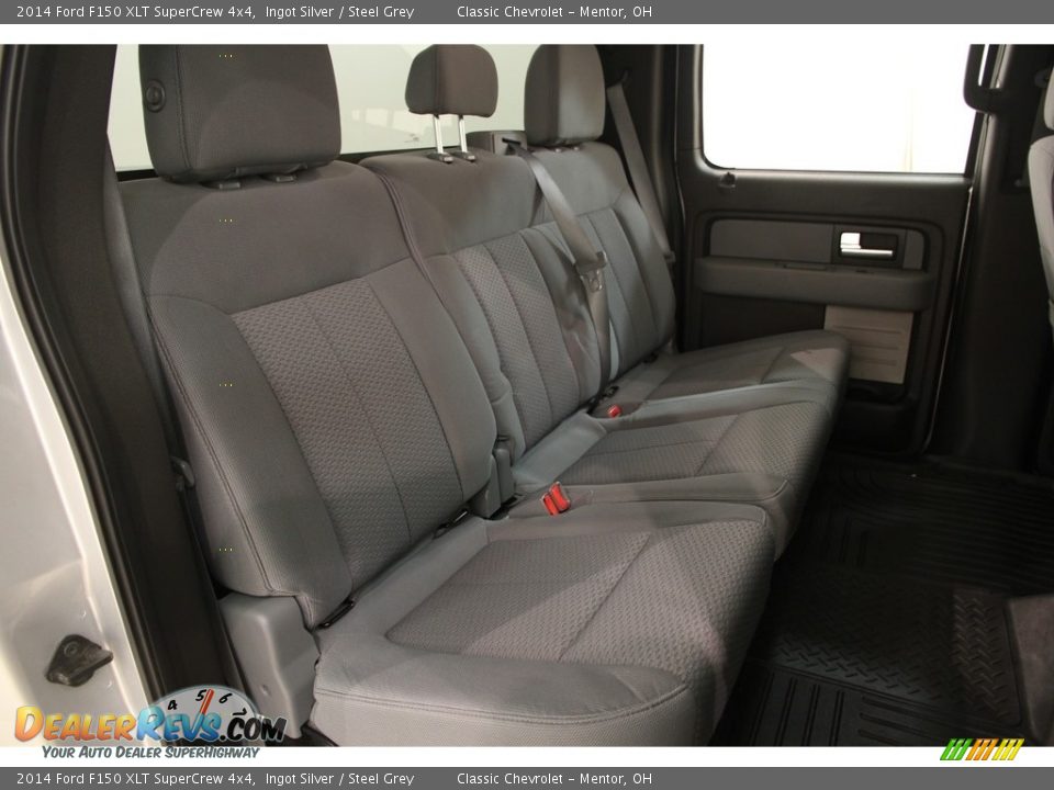 2014 Ford F150 XLT SuperCrew 4x4 Ingot Silver / Steel Grey Photo #14