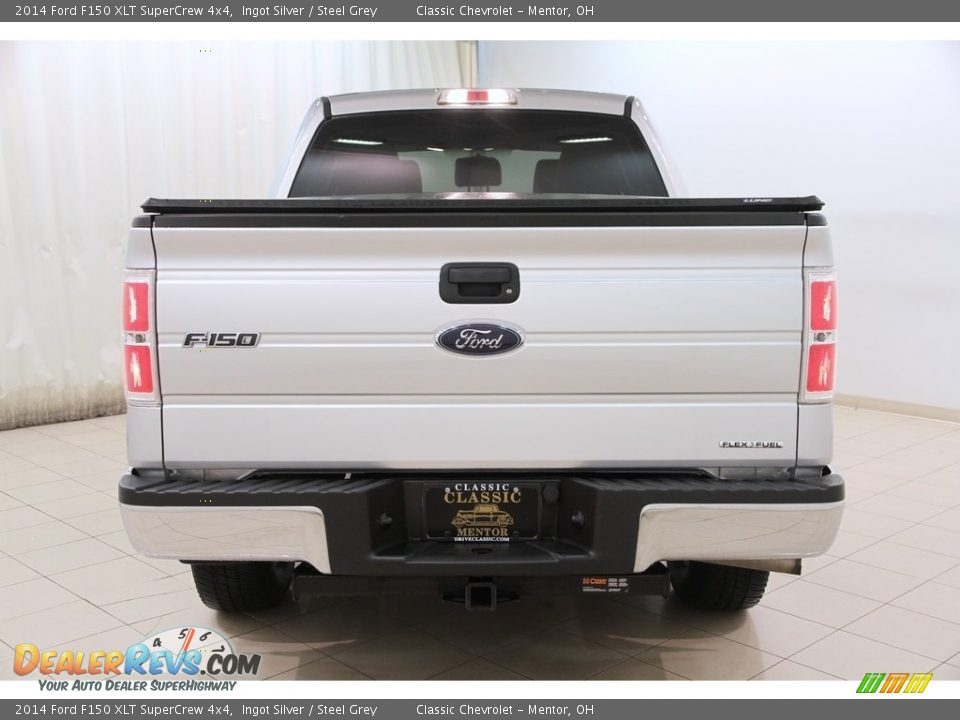2014 Ford F150 XLT SuperCrew 4x4 Ingot Silver / Steel Grey Photo #16