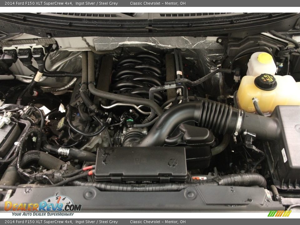 2014 Ford F150 XLT SuperCrew 4x4 Ingot Silver / Steel Grey Photo #17