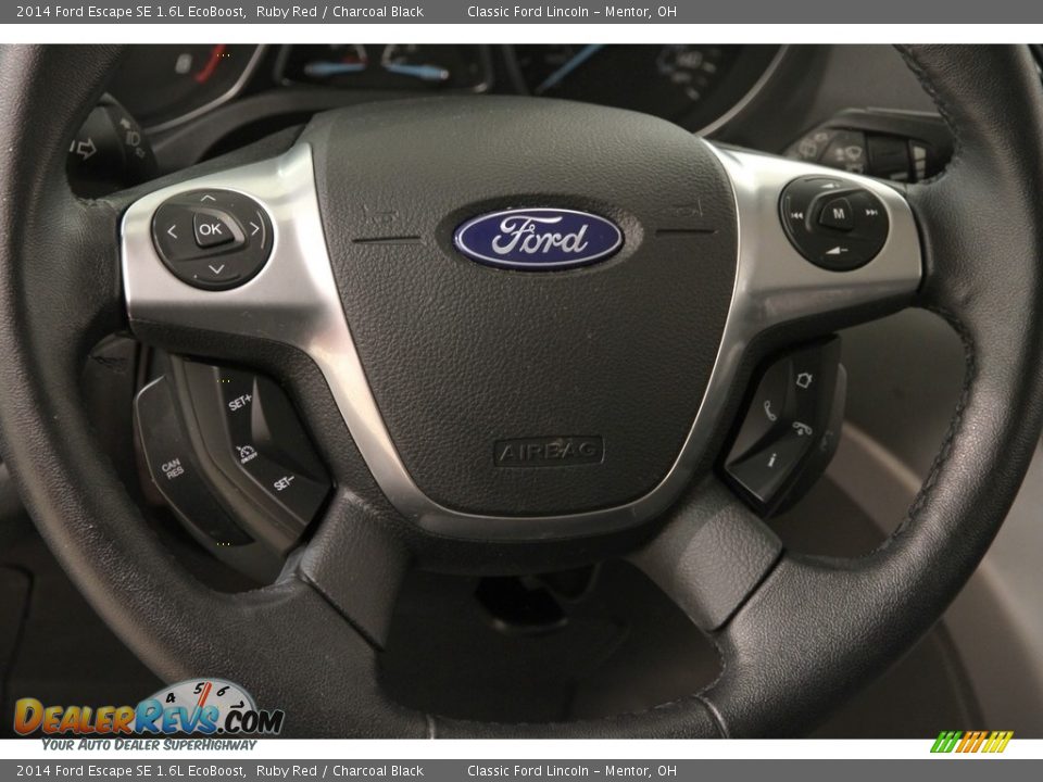 2014 Ford Escape SE 1.6L EcoBoost Ruby Red / Charcoal Black Photo #8