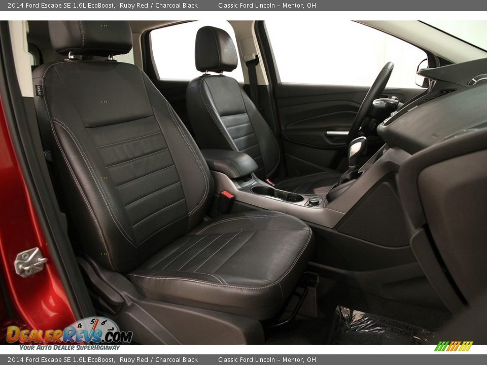 2014 Ford Escape SE 1.6L EcoBoost Ruby Red / Charcoal Black Photo #21