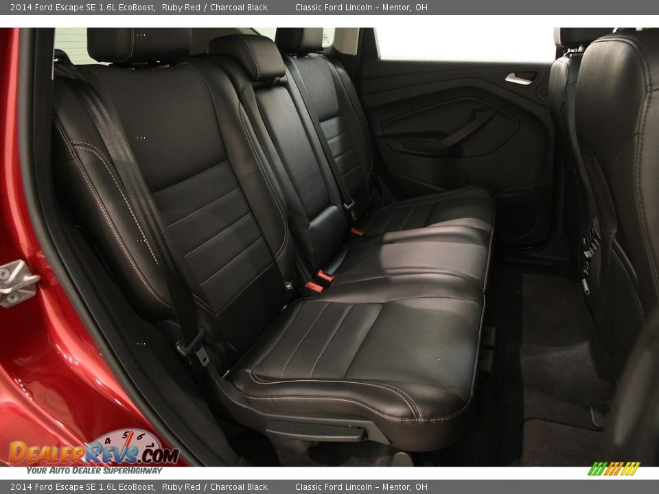 2014 Ford Escape SE 1.6L EcoBoost Ruby Red / Charcoal Black Photo #22