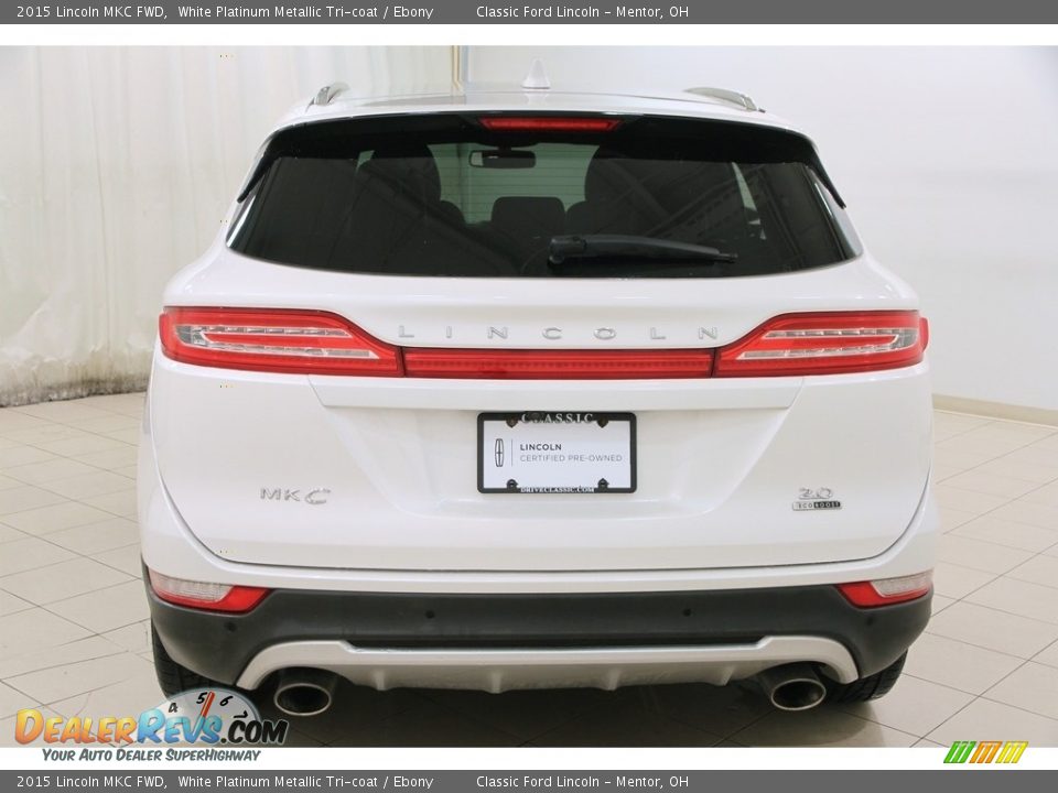 2015 Lincoln MKC FWD White Platinum Metallic Tri-coat / Ebony Photo #28