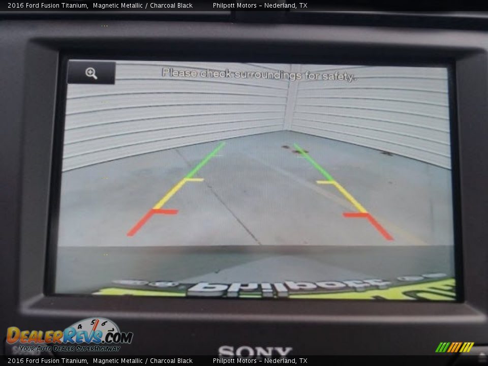 2016 Ford Fusion Titanium Magnetic Metallic / Charcoal Black Photo #29