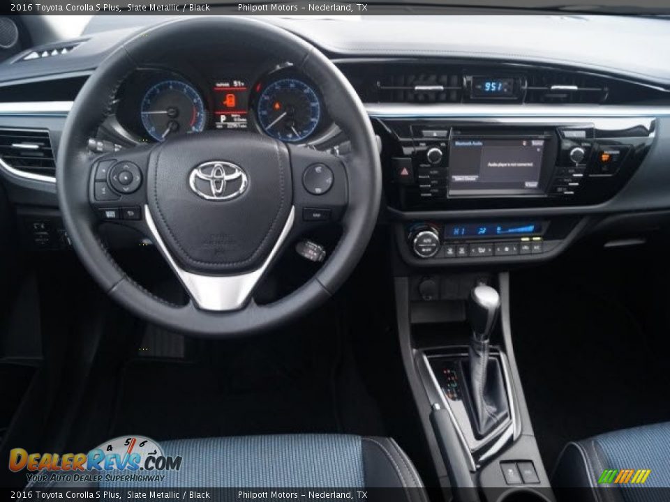 2016 Toyota Corolla S Plus Slate Metallic / Black Photo #14
