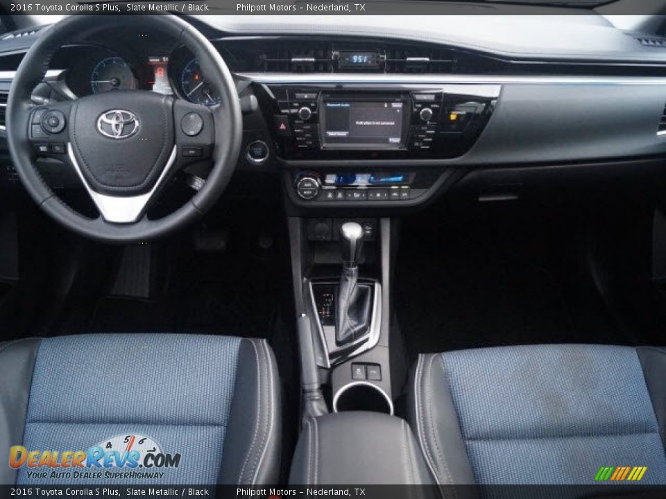 2016 Toyota Corolla S Plus Slate Metallic / Black Photo #15