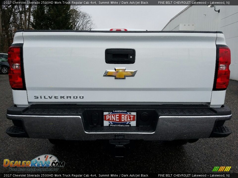 2017 Chevrolet Silverado 2500HD Work Truck Regular Cab 4x4 Summit White / Dark Ash/Jet Black Photo #5