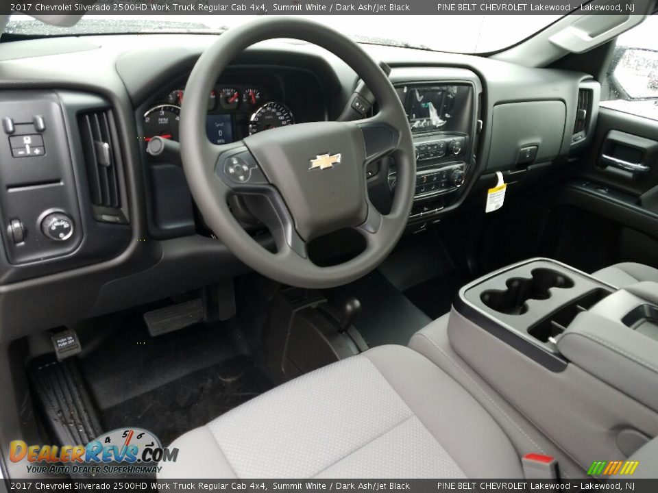 2017 Chevrolet Silverado 2500HD Work Truck Regular Cab 4x4 Summit White / Dark Ash/Jet Black Photo #9