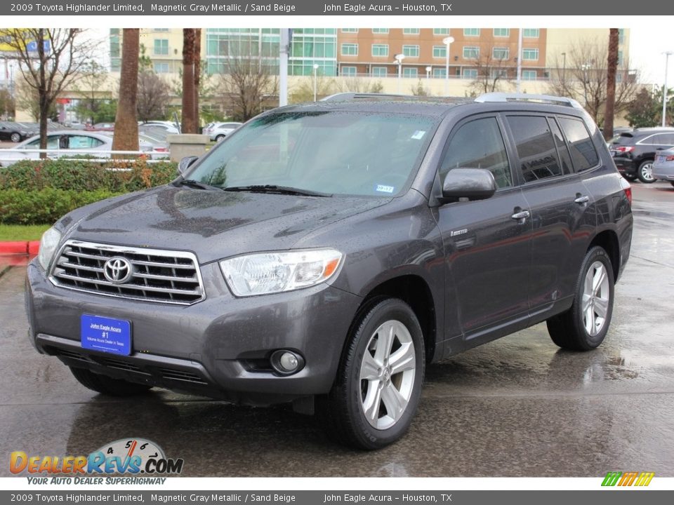 2009 Toyota Highlander Limited Magnetic Gray Metallic / Sand Beige Photo #2