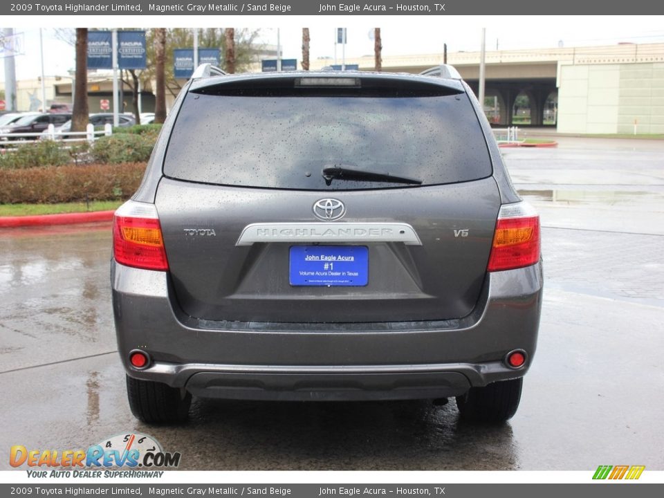 2009 Toyota Highlander Limited Magnetic Gray Metallic / Sand Beige Photo #5