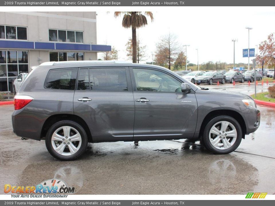 2009 Toyota Highlander Limited Magnetic Gray Metallic / Sand Beige Photo #7