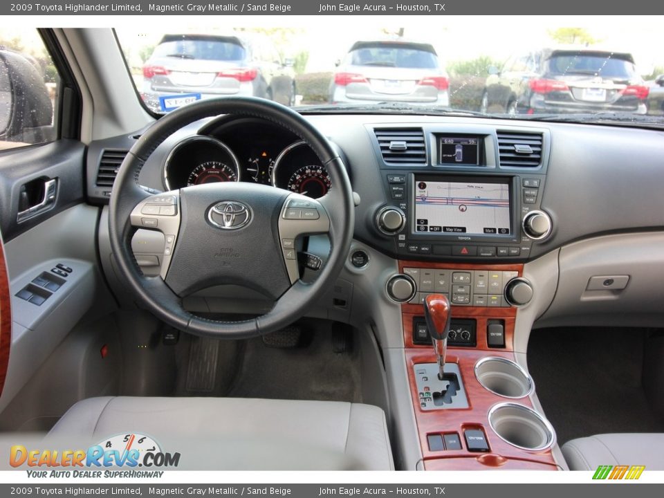 2009 Toyota Highlander Limited Magnetic Gray Metallic / Sand Beige Photo #8
