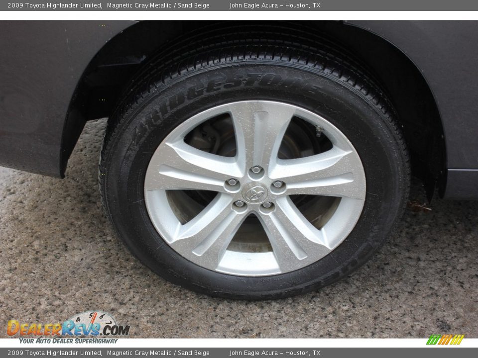 2009 Toyota Highlander Limited Magnetic Gray Metallic / Sand Beige Photo #11