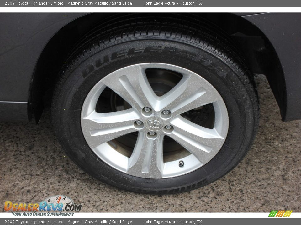 2009 Toyota Highlander Limited Magnetic Gray Metallic / Sand Beige Photo #12