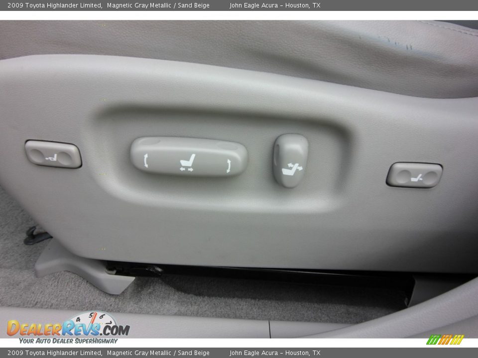 2009 Toyota Highlander Limited Magnetic Gray Metallic / Sand Beige Photo #15