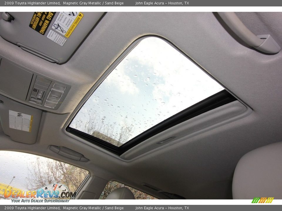 2009 Toyota Highlander Limited Magnetic Gray Metallic / Sand Beige Photo #16