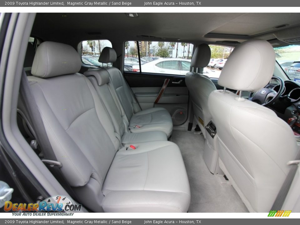 2009 Toyota Highlander Limited Magnetic Gray Metallic / Sand Beige Photo #24