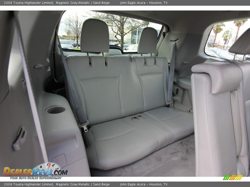 2009 Toyota Highlander Limited Magnetic Gray Metallic / Sand Beige Photo #25