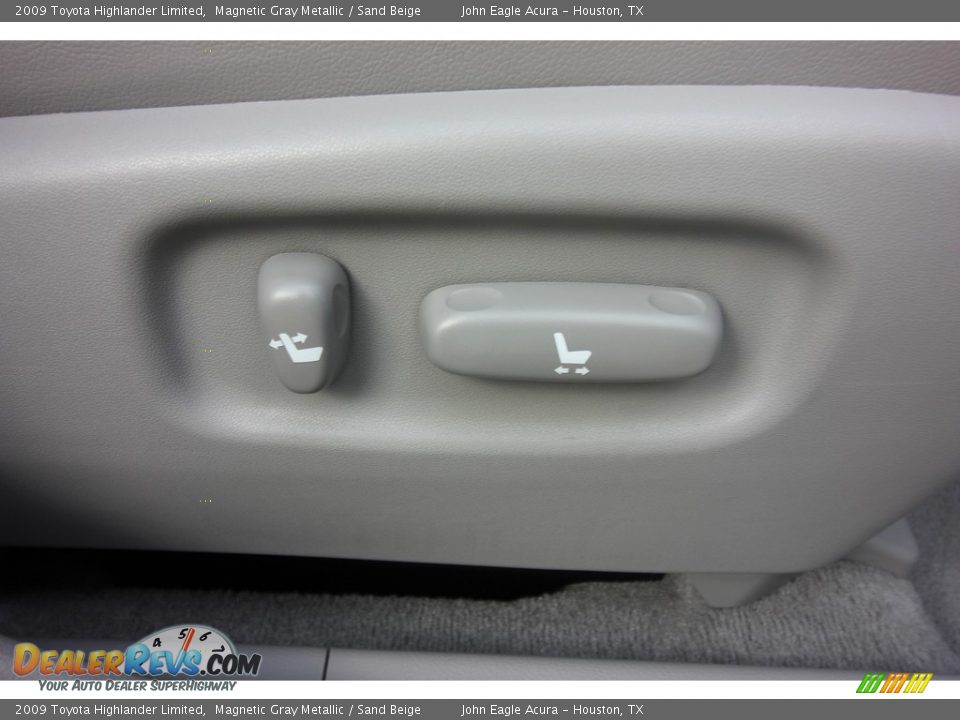 2009 Toyota Highlander Limited Magnetic Gray Metallic / Sand Beige Photo #27
