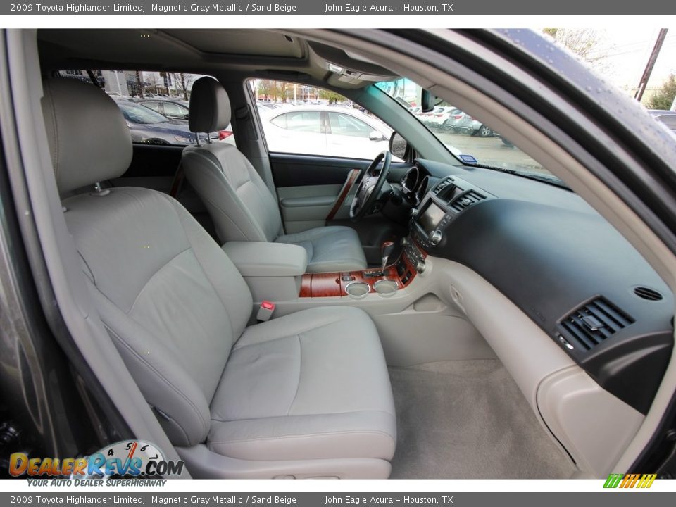 2009 Toyota Highlander Limited Magnetic Gray Metallic / Sand Beige Photo #28