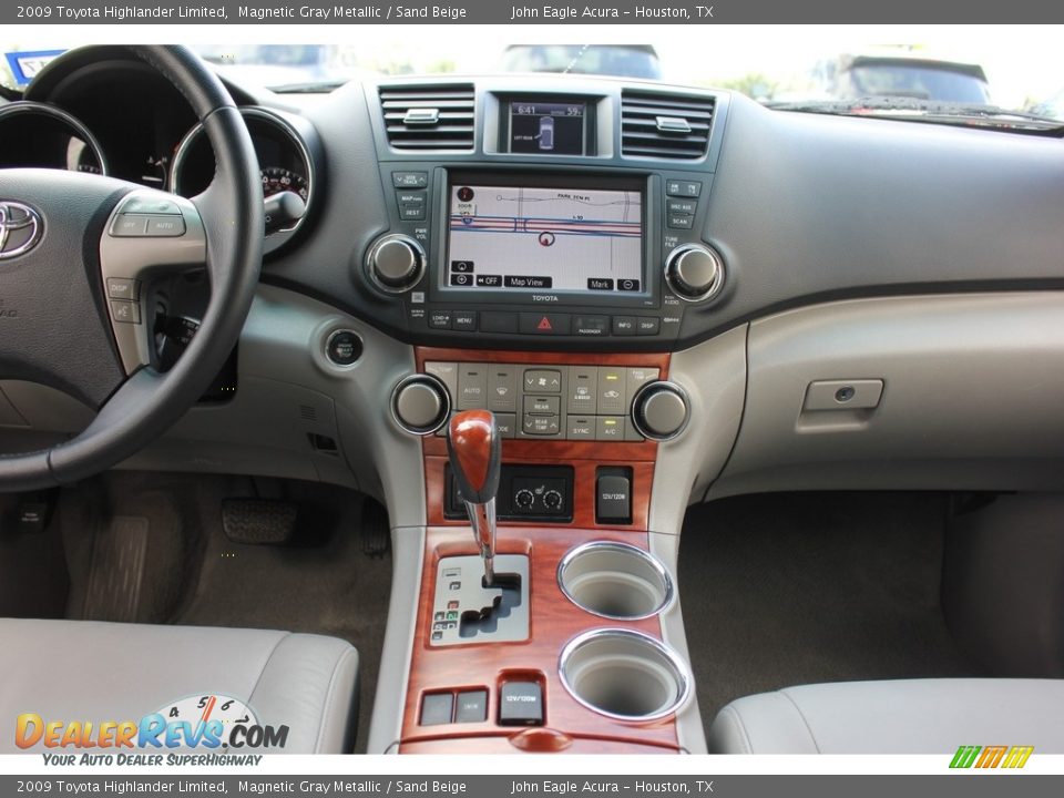 2009 Toyota Highlander Limited Magnetic Gray Metallic / Sand Beige Photo #33