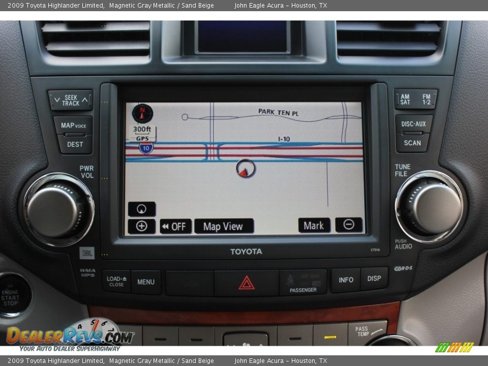 2009 Toyota Highlander Limited Magnetic Gray Metallic / Sand Beige Photo #35