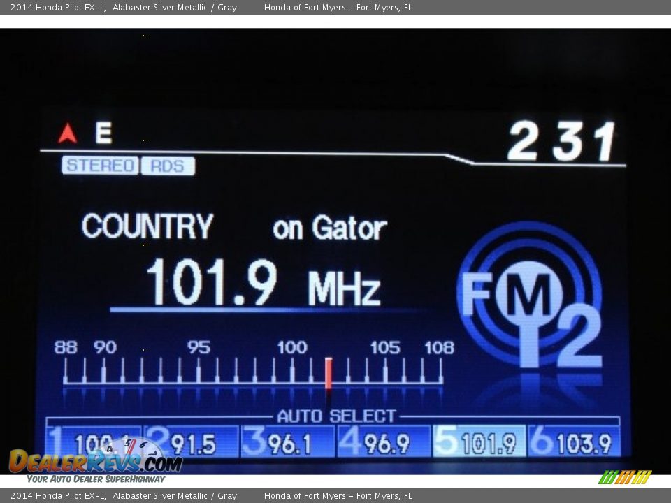 2014 Honda Pilot EX-L Alabaster Silver Metallic / Gray Photo #18