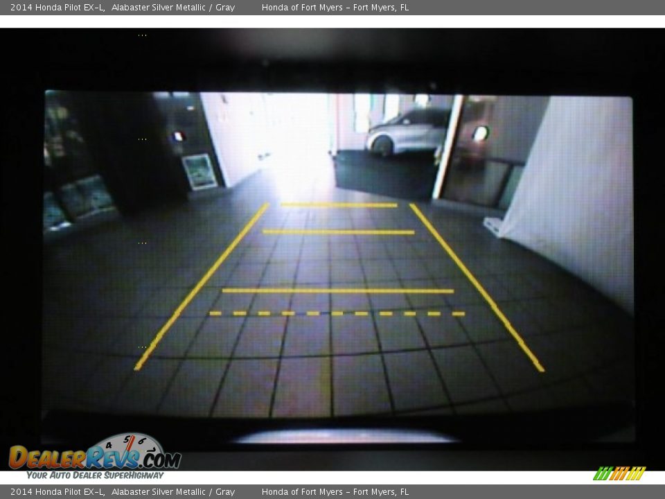 2014 Honda Pilot EX-L Alabaster Silver Metallic / Gray Photo #19